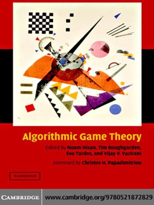cover image of Algorithmic Game Theory